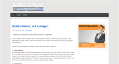 Desktop Screenshot of executiveprospectus.com