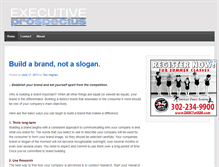 Tablet Screenshot of executiveprospectus.com